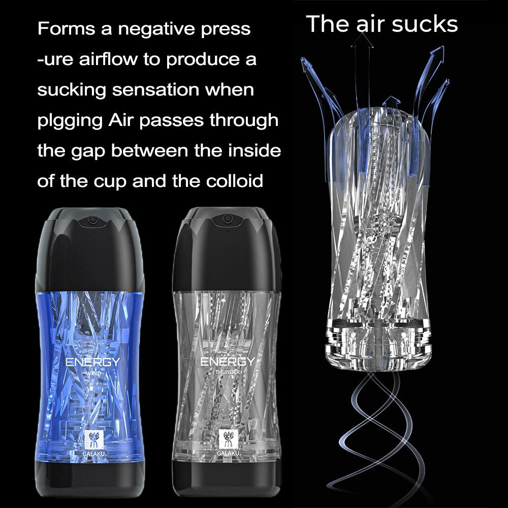 Vacuum vagina for men. Sex toy vagina for exercise