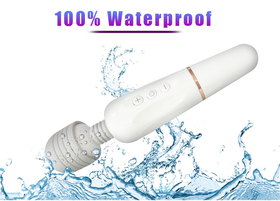 Powerful AV Magic Wand Body Massager USB Charge G Spot Vibrators for Women.Adult Vibrator Sex Toys for Woman.Female Sex Products