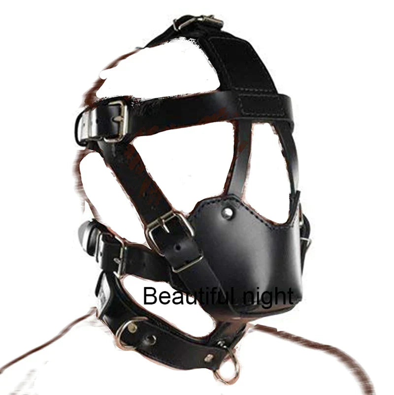 Ring/Spider/Ball Gag BDSM Leather Cover Mouth Mask Bondage. Muzzle Blindfold Restraints.SM Sex Toys For Couples