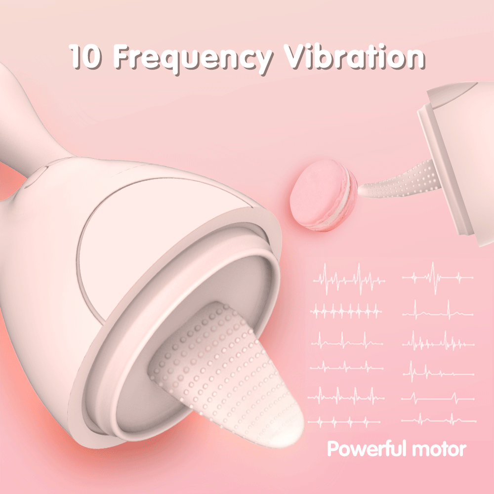 Rabbit Huge Tongue Dildo Vibrator สำหรับผู้หญิง เครื่องนวดช่องคลอดทำความร้อน ของเล่นเลียออรัล กระตุ้นคลิตอริส ของเล่นทางเพศสำหรับผู้หญิง