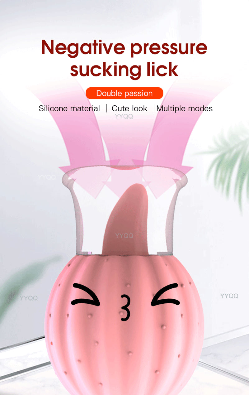 Clit Sucker Tongue Female Masturbatorsucking G-Spot Sex Toys Sucking Breast Clitoral Sucker Adult Products Sucker Toy for Women