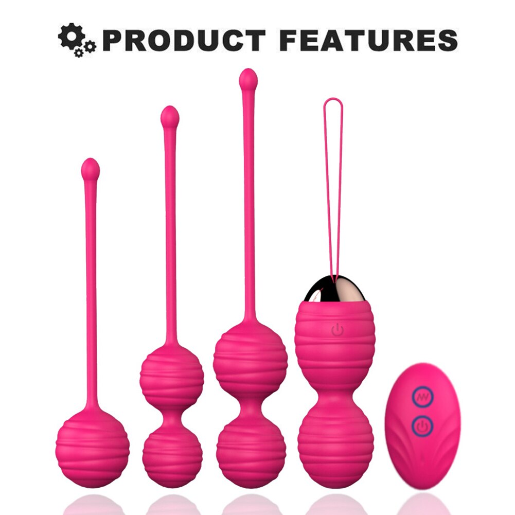 3/5Pcs Postpartum Repair Vaginal Shrinking Tight Ball Exercise Women Sex Toy Vagina Tight Exercise Trainer Massage