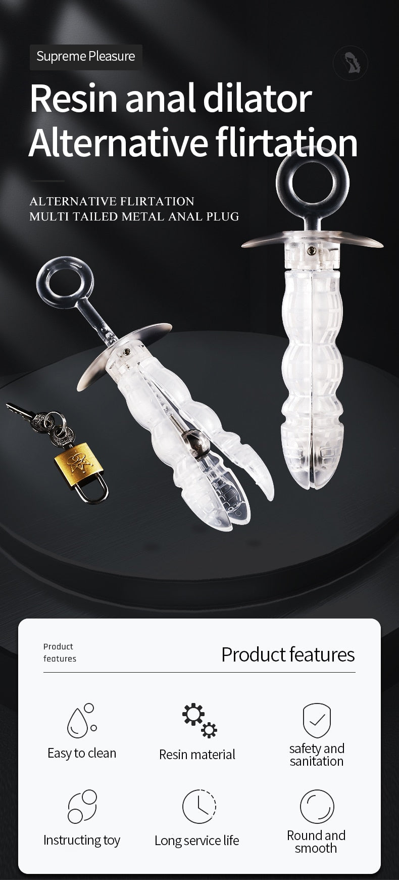 Bdsm อุปกรณ์ถ่างทวารชนิดกลวง ทวารเทียมเรืองแสง จุกอุดก้นขนาดใหญ่พร้อมไฟ LED จุกอุดก้นสำหรับผู้ชาย ของเล่นทางเพศสำหรับนวดต่อมลูกหมาก ช่องคลอดเทียม