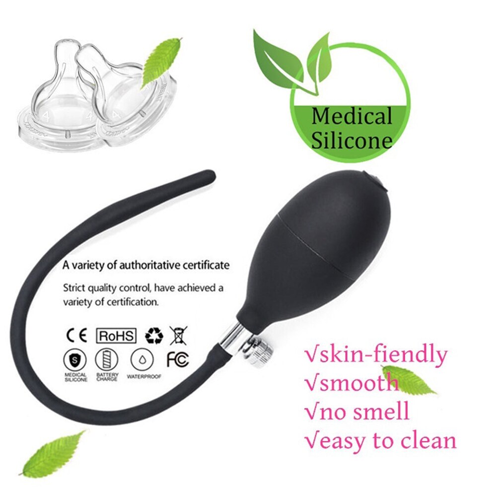 Silicone Urethral Stimulation Rod Dilator Penis Plug Catheter Male Sounding Tube Urethral Stretcher Adult Sex Toy for Men Erotic