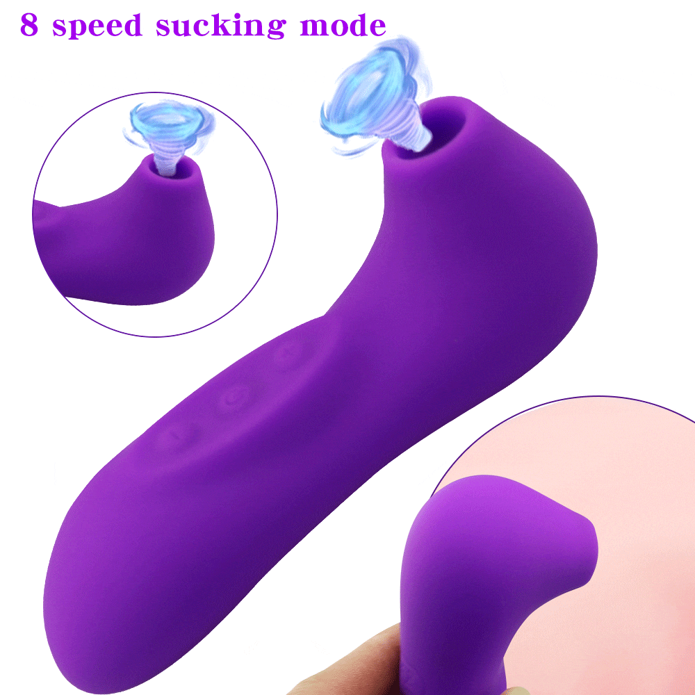 Clit Sucker Vibrator Blowjob Tongue Licking G Spot Massage Clitoris Stimulator Nipple Sucking Erotic Sex Toys for Women Sexo