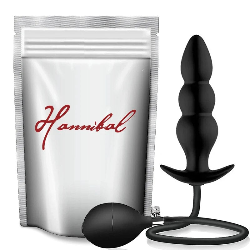 Hannibal Expand Inflatable Anal Plug Huge Butt Plug Stimulate Sex Toy For Women/Men Masturbators Prostate Massager Big Anal Toys