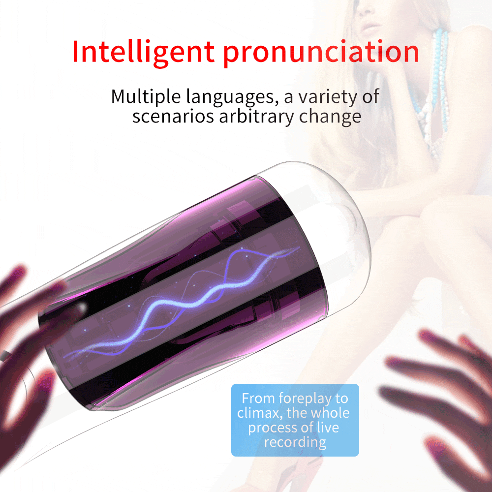 ของเล่นทางเพศสำหรับผู้ชาย เครื่องช่วยสำเร็จความใคร่ชายแบบยืดหดได้อัตโนมัติ ทรงพลัง หมุนได้ มีระบบโต้ตอบด้วยเสียง ถ้วยสำเร็จความใคร่ ช่องคลอด ร้านค้าเซ็กส์สำหรับผู้ใหญ่