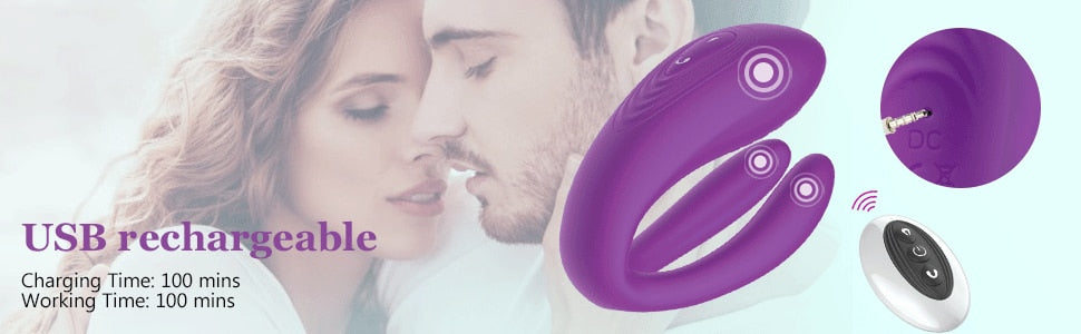 New Couple Vibrator Sex Toys 3 Motor Couple Vibrators 25M Remote Control Dildo Anal Vibrator Stimulator for Couples and Women