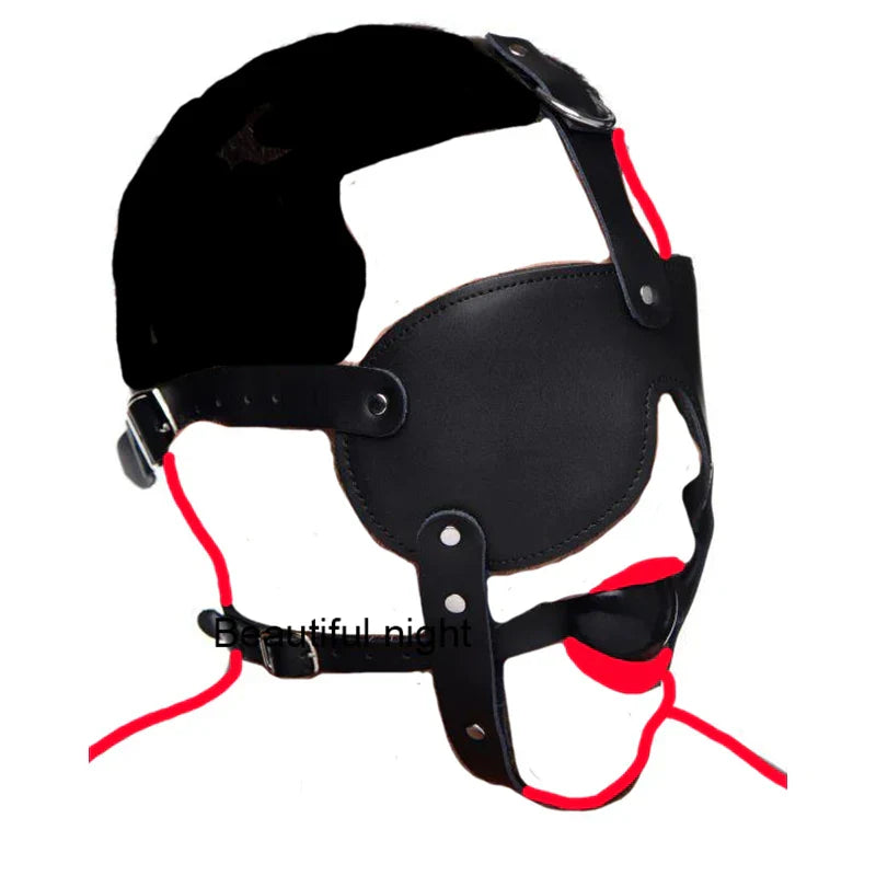 Ring/Spider/Ball Gag BDSM Leather Cover Mouth Mask Bondage. Muzzle Blindfold Restraints.SM Sex Toys For Couples