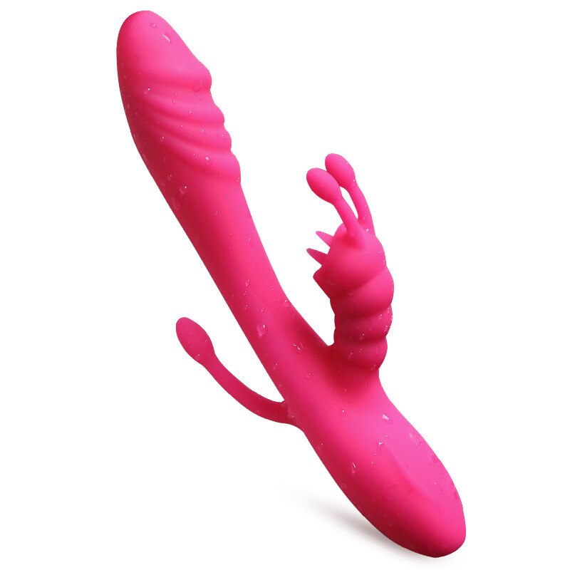 G-Spot Clitoral ช่องคลอดกระตุ้นลิ้นเลีย Vibrators สำหรับผู้หญิง