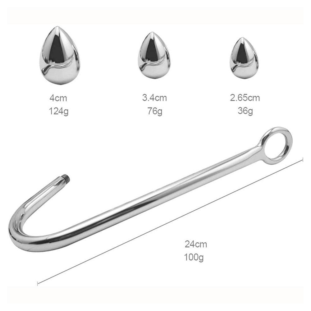 Hot Erotic Sexy Anal Hook Ball Stainless Steel SM Butt Plug Hook Anal Sex Toys for Couples Adult Sex Games Sexy Toys