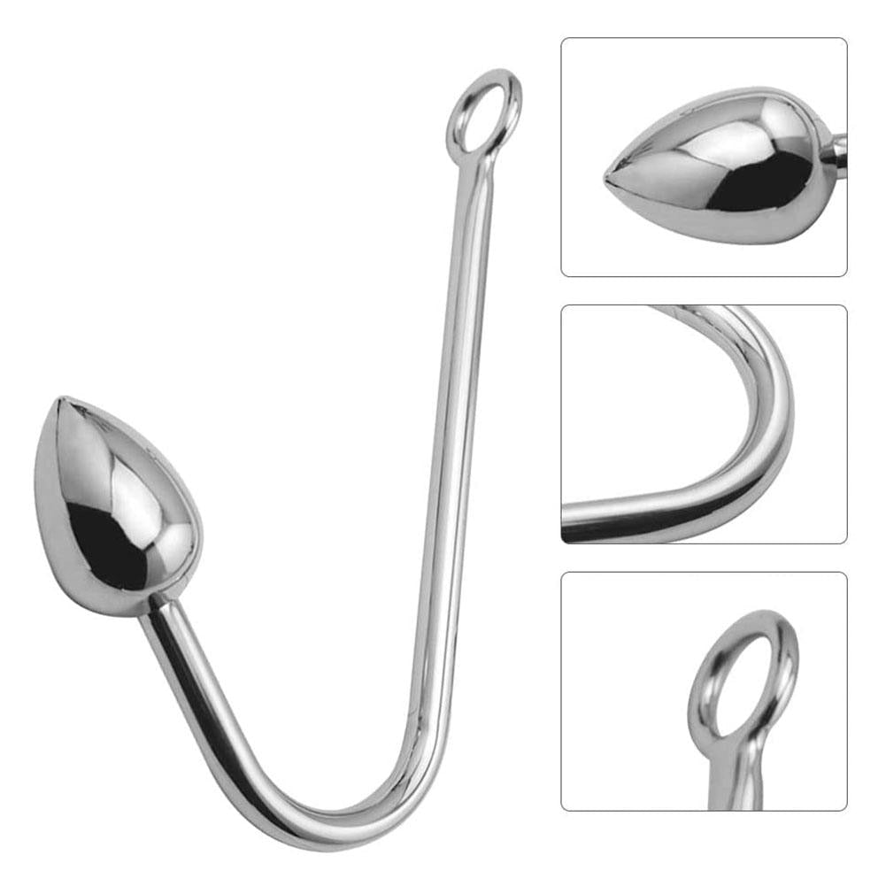 Hot Erotic Sexy Anal Hook Ball Stainless Steel SM Butt Plug Hook Anal Sex Toys for Couples Adult Sex Games Sexy Toys