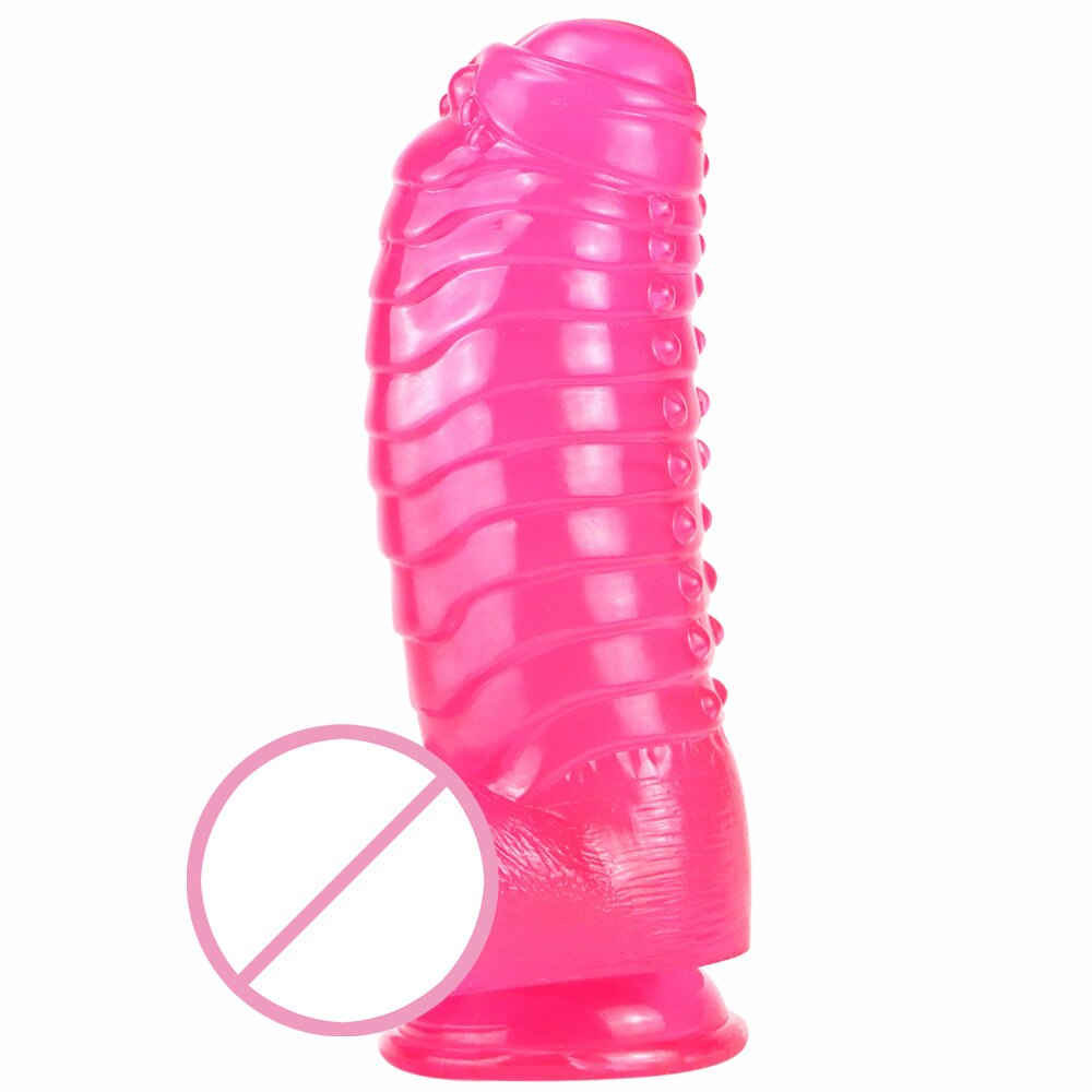 Huge Anal Plug Simulation Dildo Butt Plug with Powerful Sucker Female Masturbation Tool Thick Penis Erotic Sex Toys for Woman