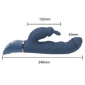 IKOKY กระต่ายสั่น Dildo G-spot สำหรับผู้หญิง 10 โหมดการสั่น กันน้ำ กระต่ายสั่น เครื่องกระตุ้นคลิทอริส ของเล่นทางเพศ