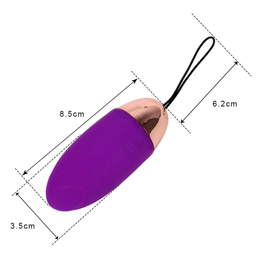 IKOKY Vibrating Egg 10 Speed Vibrator G-spot Massage Clitoris Vagina Stimulator Sex Toys for Women Adult Products Waterproof