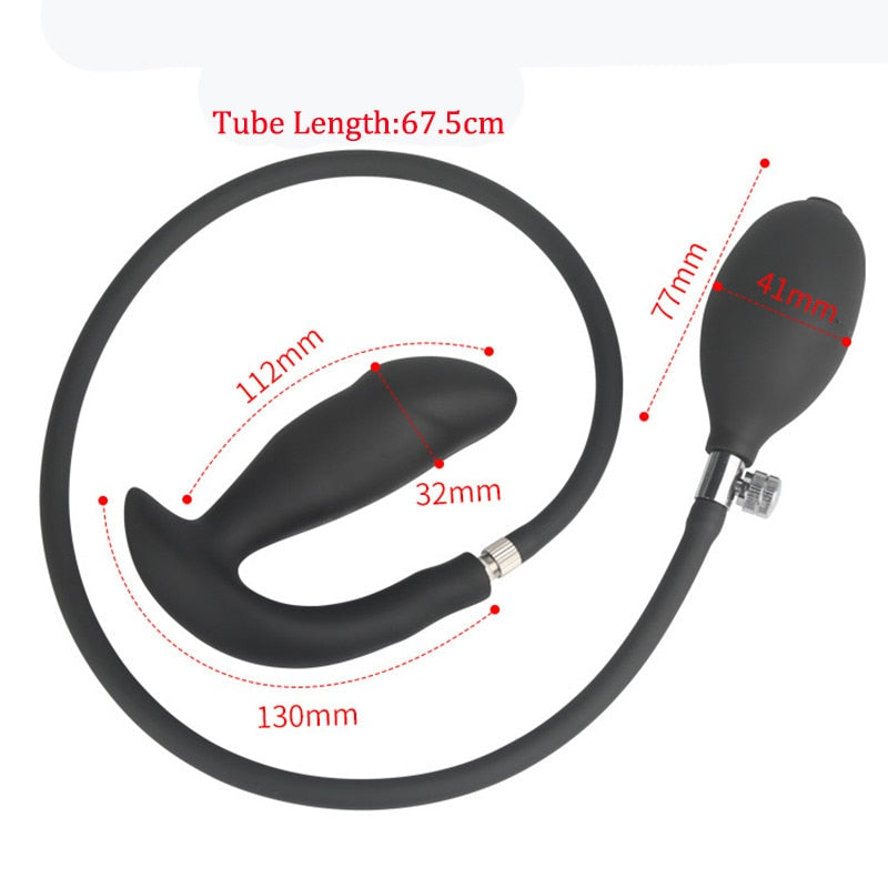 Inflatable 250MM Super Large Silicone Anus Dilator Anal Plug Dildo Pump Women Sex Toys Butt Vagina Stimulate Prostate Massage 18