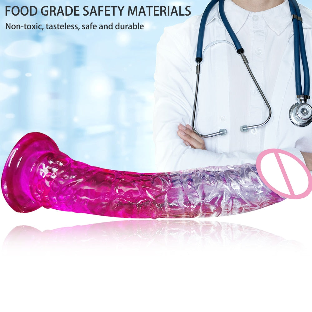 ดูดแรงสูงถ้วย Jelly Big จริง Dildo ขนาดใหญ่ Penis Dick Anal หญิงเซ็กซี่ผลิตภัณฑ์เซ็กซ์ทอยสำหรับผู้หญิงผู้ใหญ่18ผู้ชาย Sexyshop