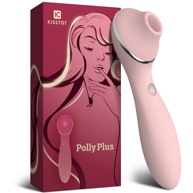 KISTOY Polly Plus 2in1 เครื่องทำความร้อน Vibrator กระตุ้นคลิตอริสและจุด G พร้อมฟังก์ชันดูดและ Dildo ของเล่นเซ็กส์สำหรับผู้หญิง
