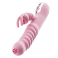 Licking Vibrating Rabbit Vibrator Telescopic Vibrator Swing Heating Fidget Pink Adult Product Sex Toys For Woman Masturbator