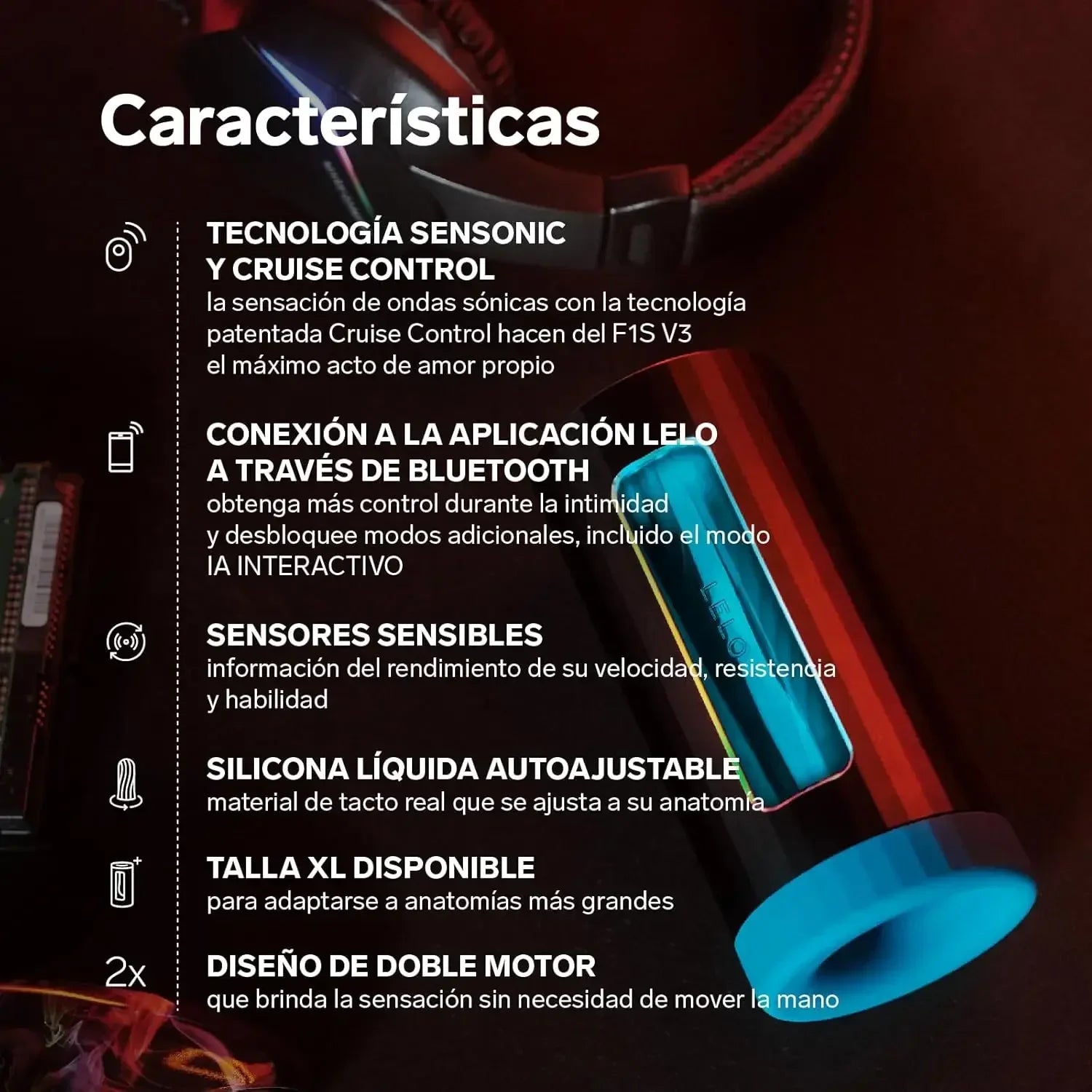 LELO F1S V3 Male Masturbator Pleasure Console with App Automatic Masturbator with 8 Settings and an AI. Adult Sex Toys for Men