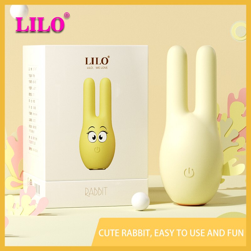 Rabbit Vibrator G-Spot Massager ของเล่นนวดหัวนมผู้หญิง แคลมป์กระตุ้นคลิทอริสช่องคลอด อุปกรณ์สำเร็จความใคร่หญิง