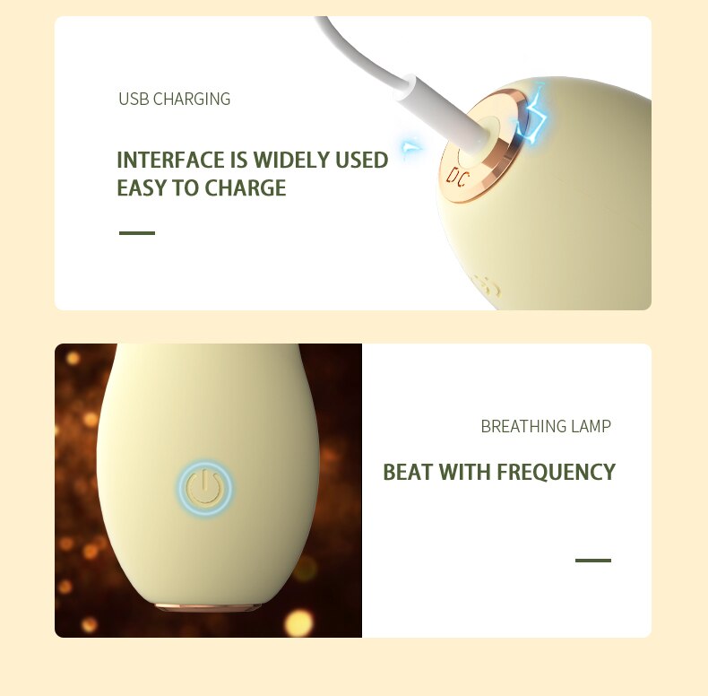 Rabbit Vibrator G-Spot Massager ของเล่นนวดหัวนมผู้หญิง แคลมป์กระตุ้นคลิทอริสช่องคลอด อุปกรณ์สำเร็จความใคร่หญิง