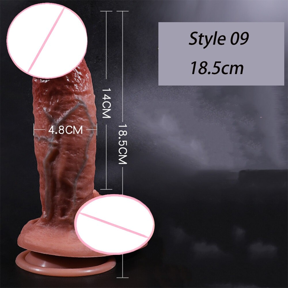 สมจริง Penis ขนาดใหญ่ Dildos พร้อมถ้วยดูดสำหรับผู้หญิงเลสเบี้ยนของเล่น Big ปลอม Dick ซิลิโคนสำเร็จความใคร่ผู้ใหญ่เพศผลิตภัณฑ์