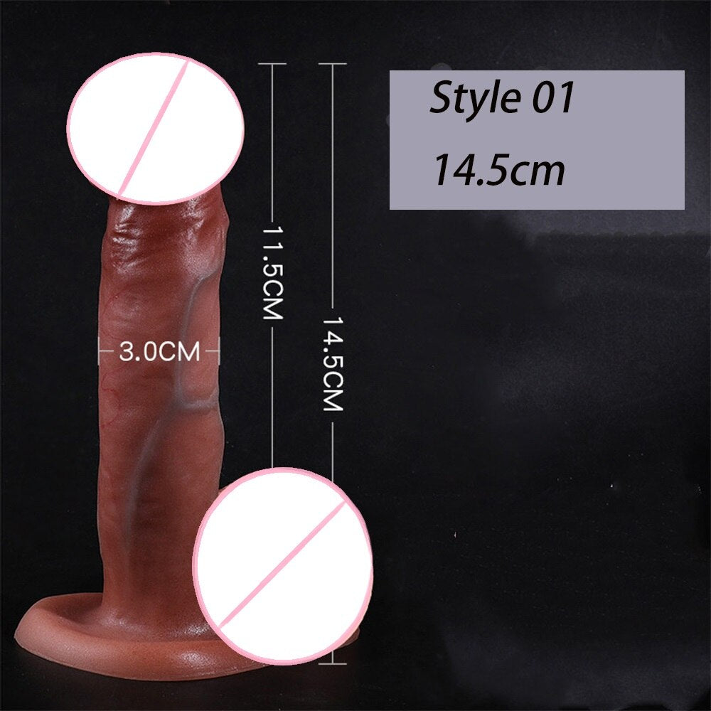 สมจริง Penis ขนาดใหญ่ Dildos พร้อมถ้วยดูดสำหรับผู้หญิงเลสเบี้ยนของเล่น Big ปลอม Dick ซิลิโคนสำเร็จความใคร่ผู้ใหญ่เพศผลิตภัณฑ์