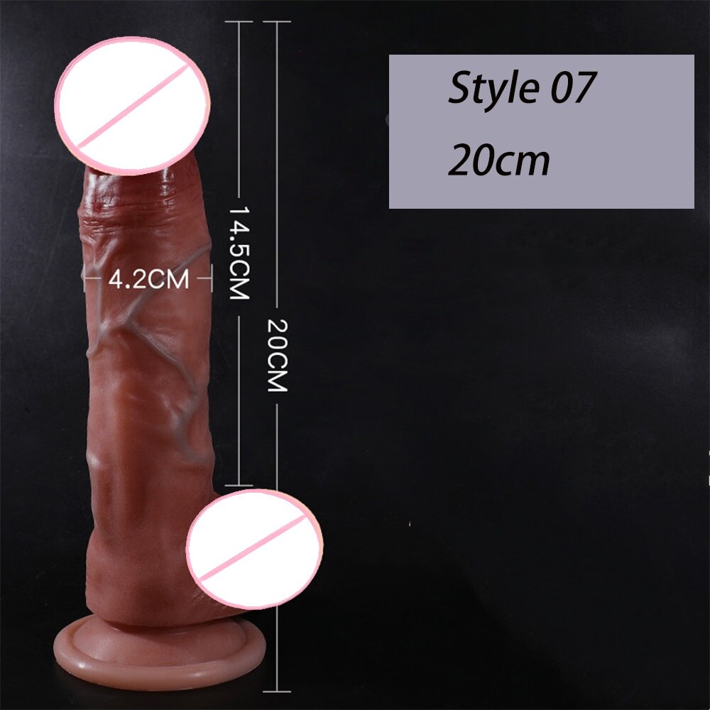 สมจริง Penis ขนาดใหญ่ Dildos พร้อมถ้วยดูดสำหรับผู้หญิงเลสเบี้ยนของเล่น Big ปลอม Dick ซิลิโคนสำเร็จความใคร่ผู้ใหญ่เพศผลิตภัณฑ์