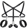 Leather Sex Bondage Suit Anal Hook Dribbling Gagged Anal Trainer Cosplay Ass Plug Fetish Slave Sex Toys Woman Man erotic 18+