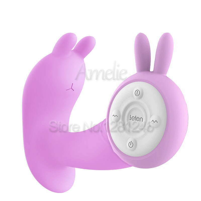 Leten 10 Speeds Heating Vibrator Clitoris G-spot Massager Remote Control Vibrator Wireless Strap on Panties Sex Toys for Women