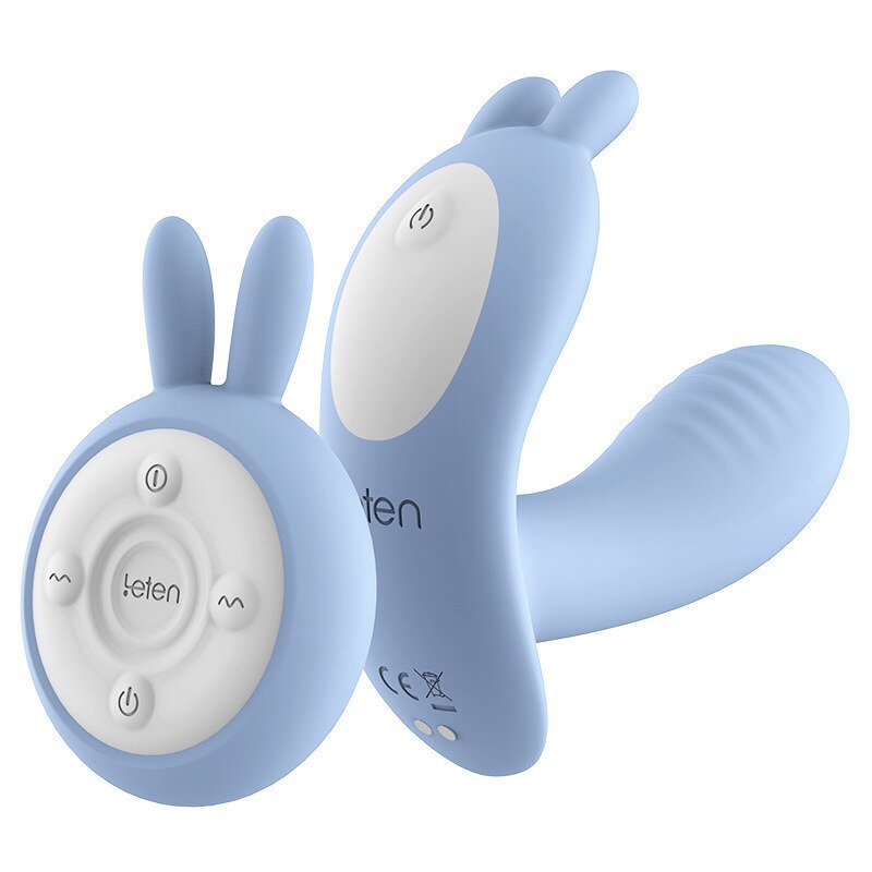 Leten 10 Speeds Heating Vibrator Clitoris G-spot Massager Remote Control Vibrator Wireless Strap on Panties Sex Toys for Women