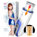 Leten Automatic Piston Retractable Heating Male Masturbator Thrusting Vibrator Realistic Vagina Real Pussy Sex Moaning Machine