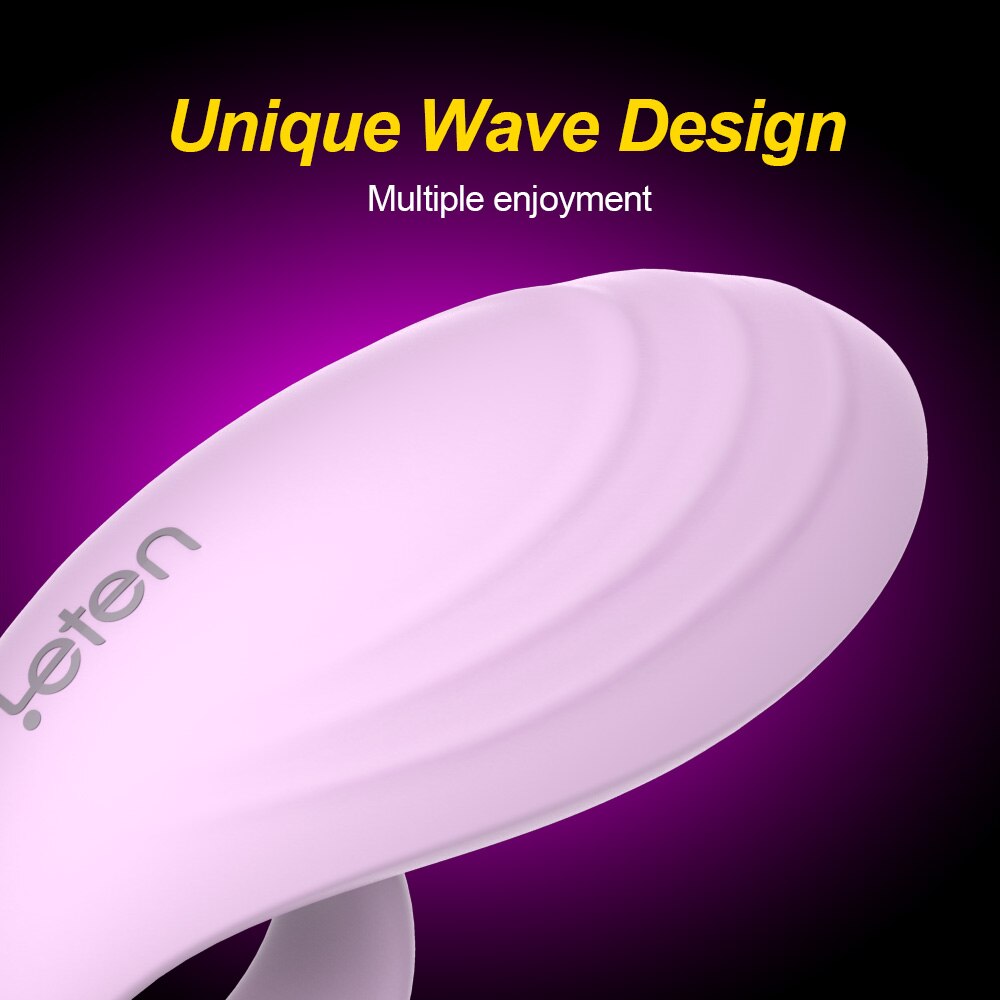 Leten G Spot Clitoris Stimulator Vibrator อุปกรณ์กระตุ้นคลิตอริส ซิลิโคนแบบสวมนิ้ว ของเล่นผู้ใหญ่เร้าอารมณ์สำหรับผู้หญิง