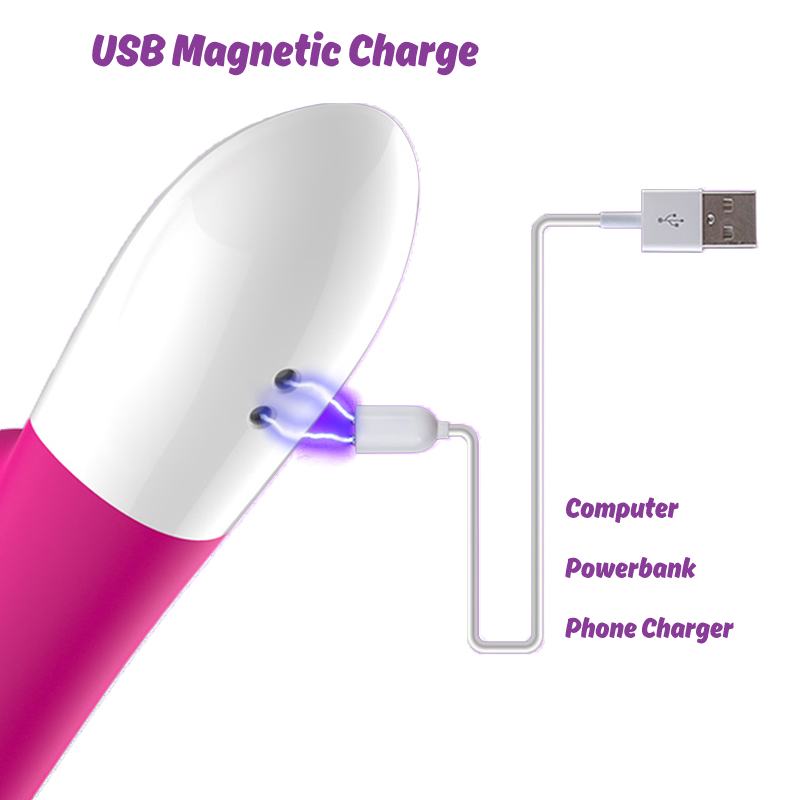 Leten Thrusting Vibrator Heating Electromagnetic Pulse Sex Toys for Woman