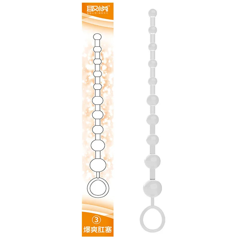 Liquid Silicone Beads Anal Expansion Backyard Speculum Pulls Ass Massage Anus G-spot Erotic Expander Unisex Flirt Training Game