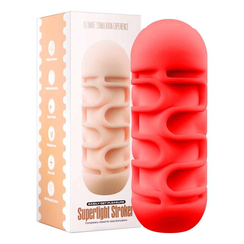 Male Masturbator for Men Sex Toys Soft Real Silicone Vagina Vacuum Pocket Double Blowjob Masturbation Cup for Couple
