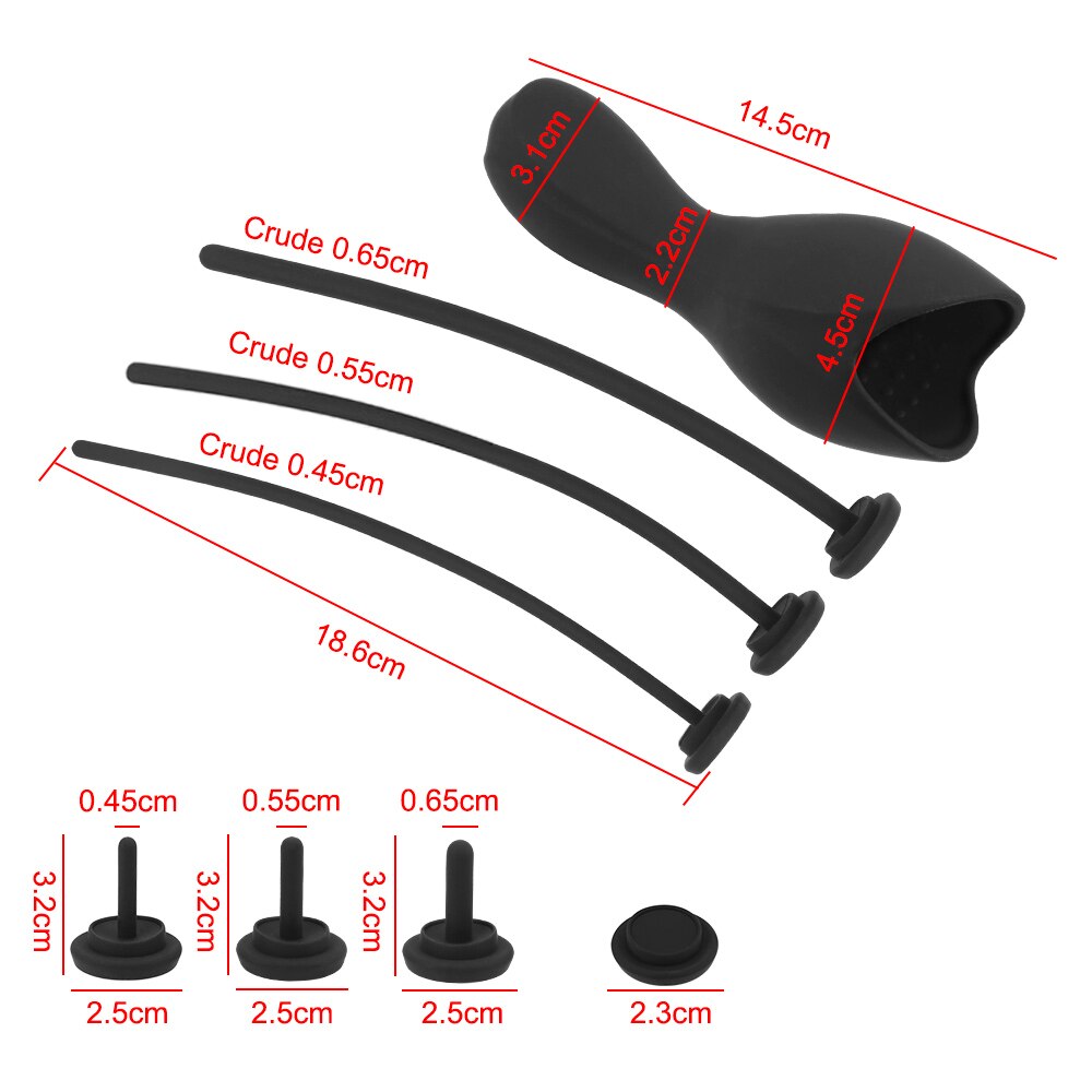 Male Penis Pump Vibrator Penis Massager Penis Plug Urethra Expansion Stimulator for Men Urethra Masturbation Erotic Sex Toys