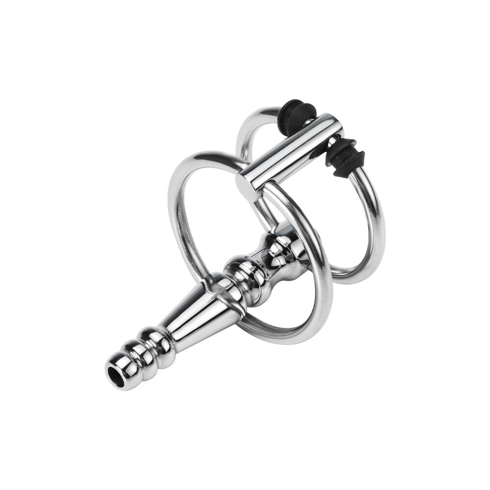 ของเล่นทางเพศสำหรับผู้ชาย สวนปัสสาวะท่อปัสสาวะชาย ห่วงรัดองคชาต โลหะ ขนาด 7 มม. อุปกรณ์ถ่างท่อปัสสาวะสำหรับหน่วงการหลั่ง ปลั๊กท่อปัสสาวะสำหรับผู้ชาย