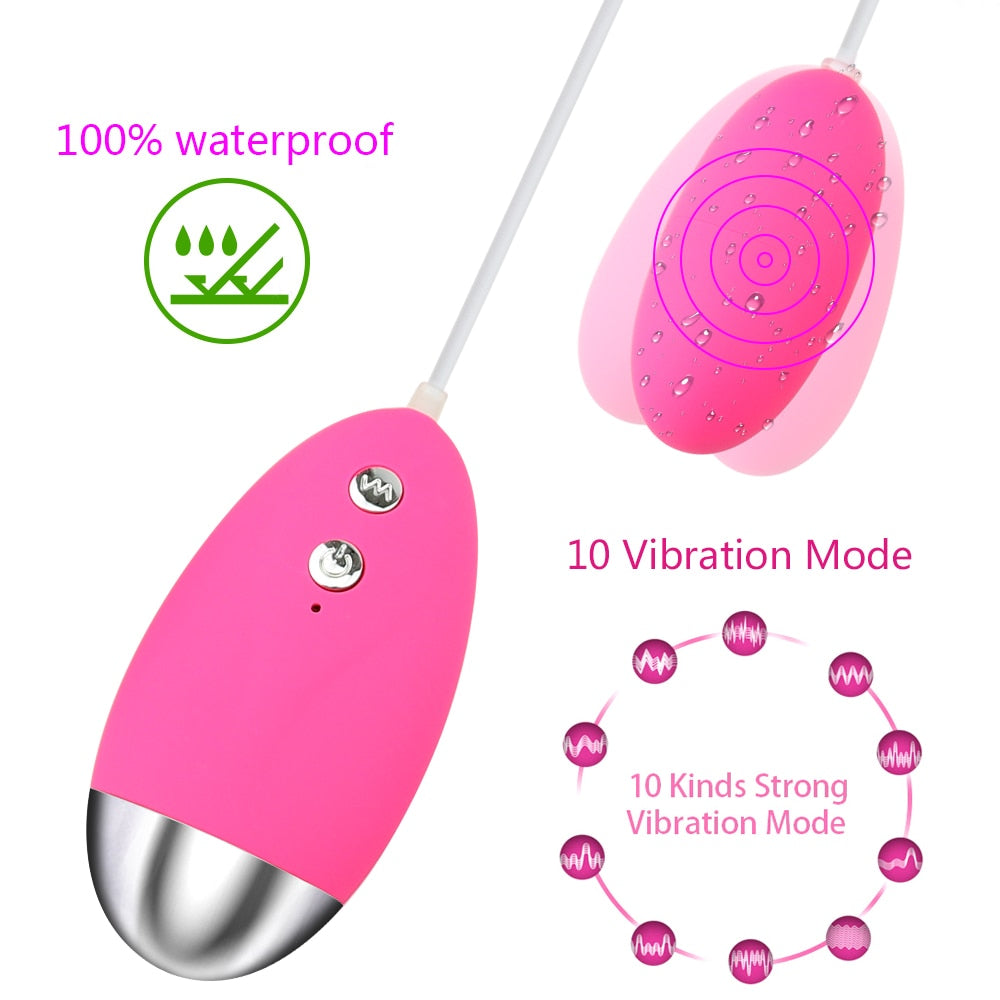 Man Nuo 10 Speed Egg Vibrator Sex Product รีโมทควบคุมไข่สั่น ของเล่นทางเพศสำหรับผู้หญิง แรงสั่นสะเทือนสูง