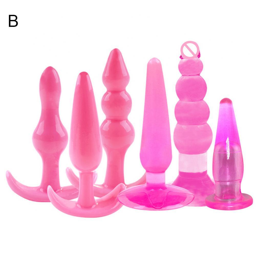 Massager Massage Sex Toy Butt Plug 6Pcs/Set Anal Trainer Kit Butt Plugs Couple Flirting Prostate Massager