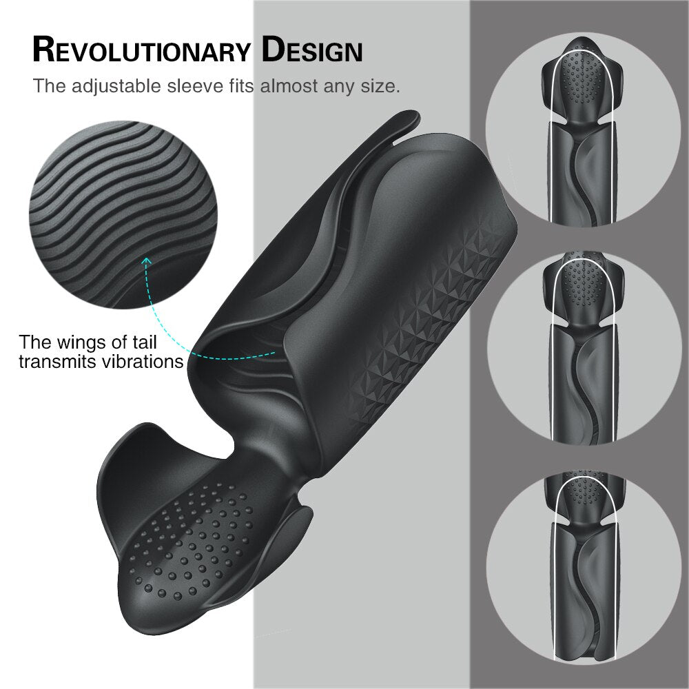 อมควยชาย Masturbator สำหรับผู้ชายอวัยวะเพศชาย Delay Trainer ไฟฟ้า Pulse Vibrator อัตโนมัติ Oral Climax Glans นวดหีของเล่น