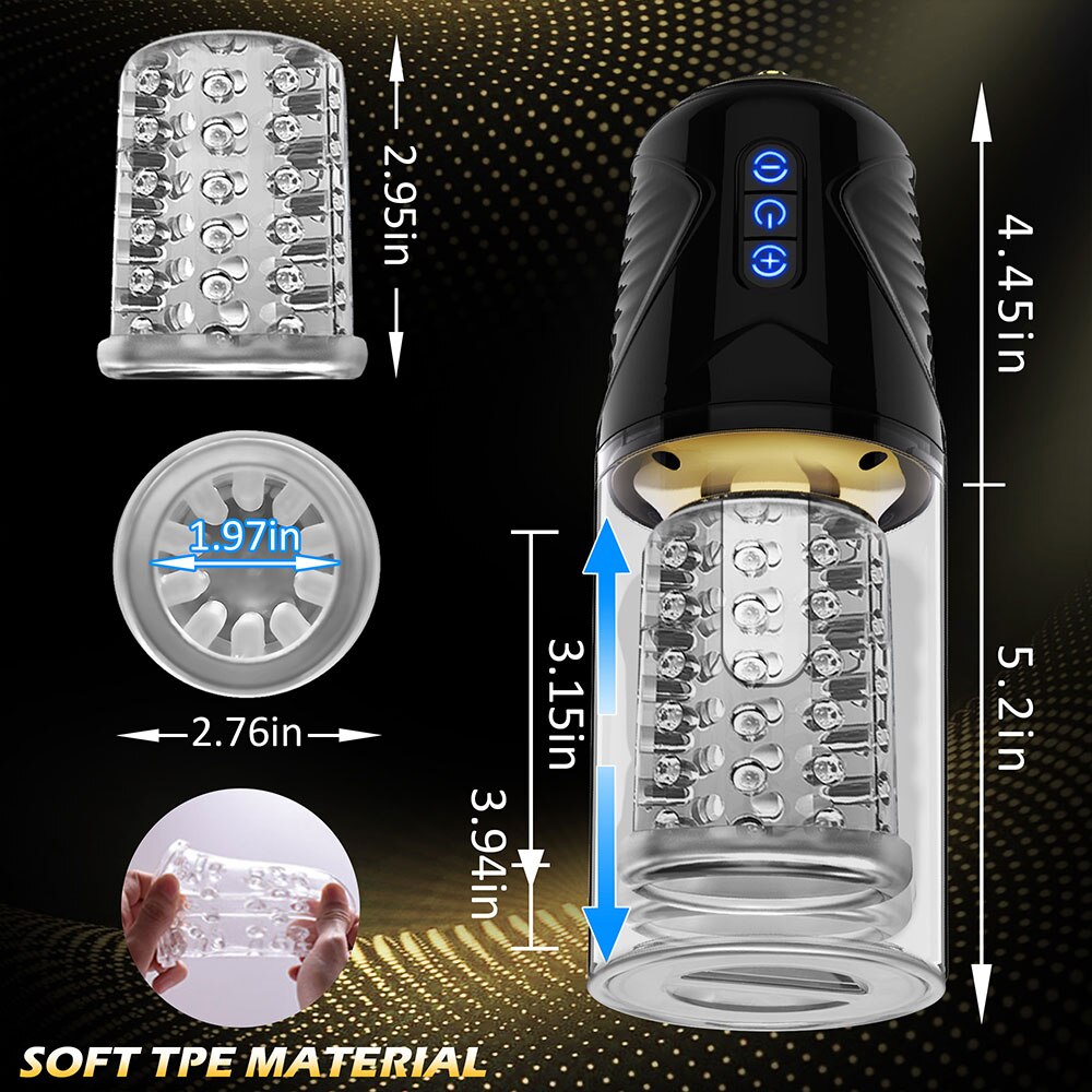 ที่ดีที่สุด-ขายชาย Masturbator อัตโนมัติ Intimate Adult สินค้าสำหรับชายอวัยวะเพศชายดูดเครื่องอมควย Masturbator เซ็กซ์ทอยสำหรับชาย