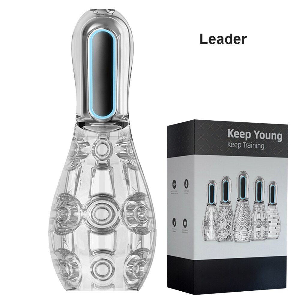 Automatic Sucking Masturbator Real Oral Sex Glans Trainer Penis Massager Cock Enlargement Glans Vibrator Sex Toys For Men