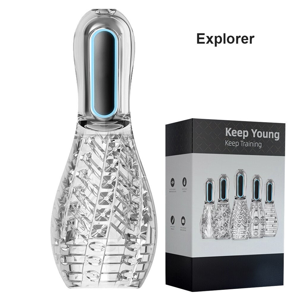 Automatic Sucking Masturbator Real Oral Sex Glans Trainer Penis Massager Cock Enlargement Glans Vibrator Sex Toys For Men