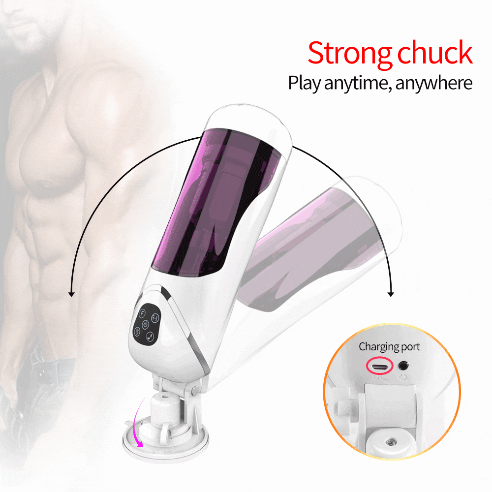 Men Vibrator Masturbator Cup Dick Telescopic Insertion Rotation Penis Sucking 10 Speeds Electric Adult Sex Toy for Man Sex Shops