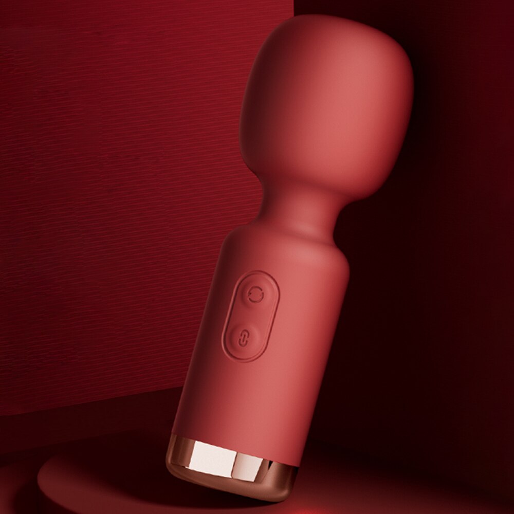 Mini AV Vibrator Magic Wand สำหรับผู้หญิงที่มีประสิทธิภาพ Clitoris Stimulator USB ชาร์จได้แบบพกพา Massager หญิงผู้ใหญ่สินค้าเซ็กซ์ทอย