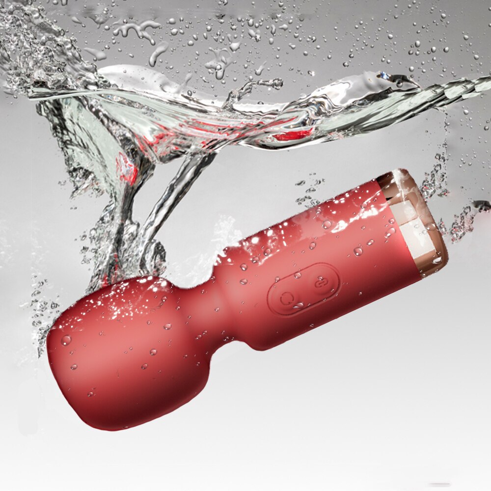 Mini AV Vibrator Magic Wand สำหรับผู้หญิงที่มีประสิทธิภาพ Clitoris Stimulator USB ชาร์จได้แบบพกพา Massager หญิงผู้ใหญ่สินค้าเซ็กซ์ทอย