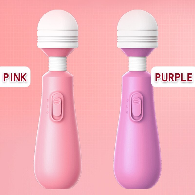 Mini AV Wand Tumbler Vibrator สำหรับหญิงอุปกรณ์เสริมเพศสัมพันธ์ Nipple Clitoral Stimulator สำหรับหญิงผู้ใหญ่ Masturbation เซ็กซ์ทอย