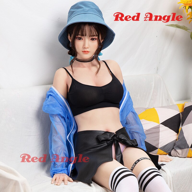 สีแดงมุม Muñeca ทางเพศซิลิโคนร่างกายเต็มรูปแบบผู้ใหญ่เซ็กซี่ตุ๊กตาผู้ชายที่สมจริงช่องคลอด Anal น่ารักซิลิโคนสาวสำหรับผู้ชาย
